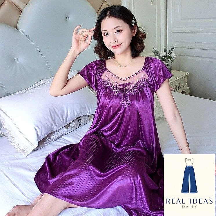 Silk Shirt Dress for a Night Out