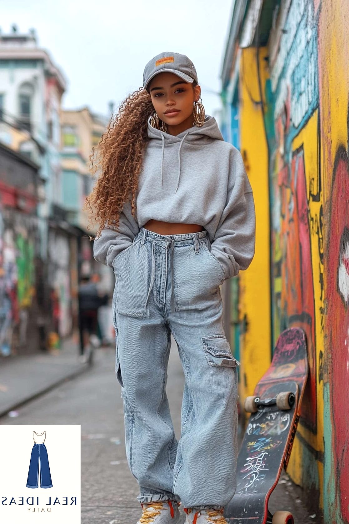 STATEMENT ACCESSORIES WITH BAGGY JEANS