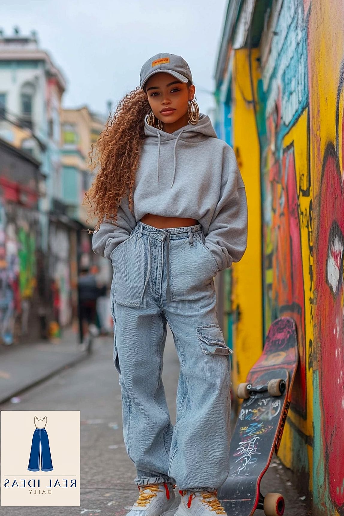 STATEMENT ACCESSORIES WITH BAGGY JEANS