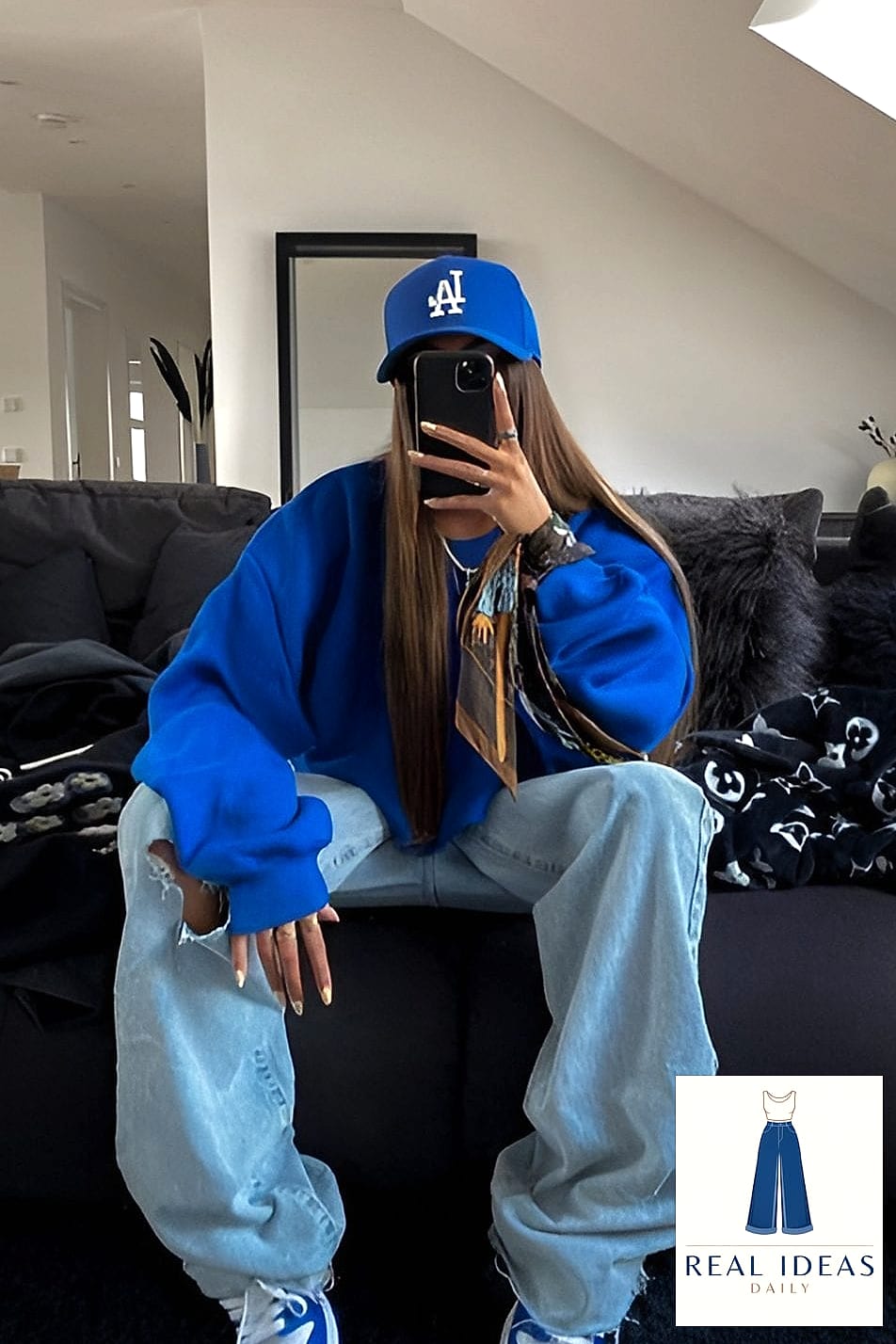 STATEMENT ACCESSORIES WITH BAGGY JEANS