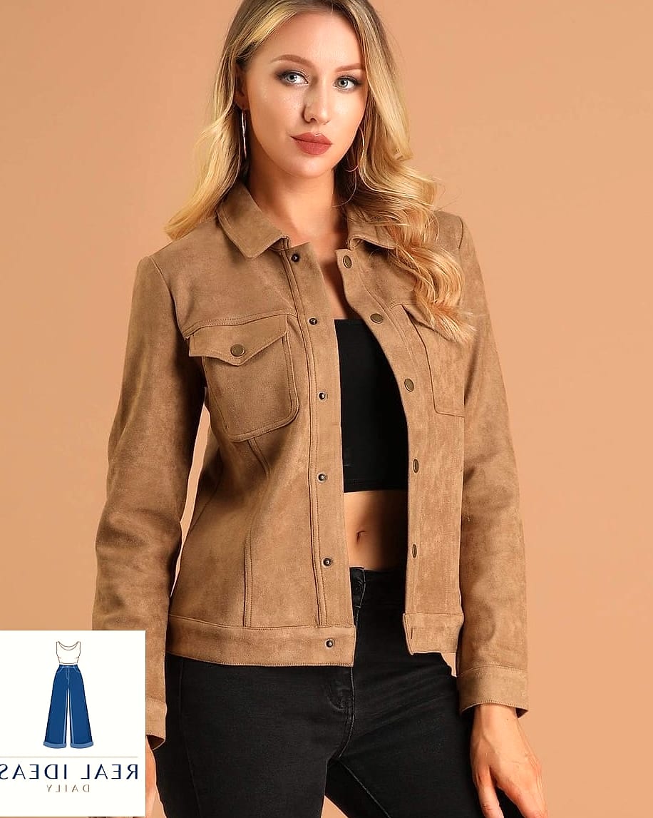 25 Cowgirl Boots Outfit That Are Breathtakingly Beautiful 21 Suede Jacket with a Slip Skirt