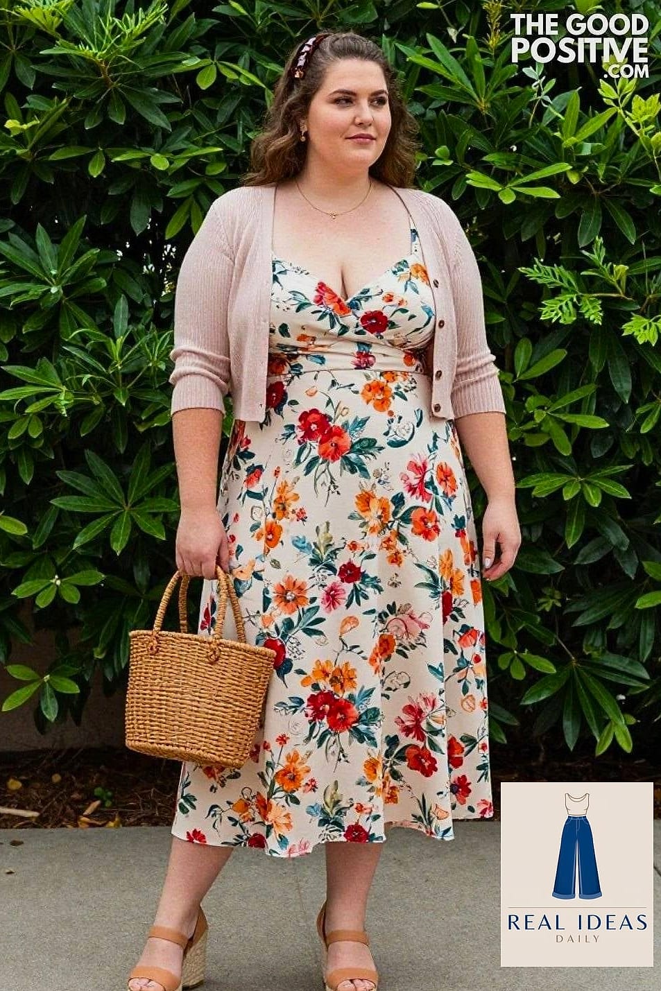 Sundress with a Cropped Cardigan