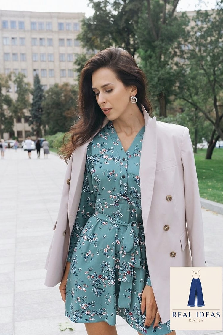 Sundress with a Structured Blazer
