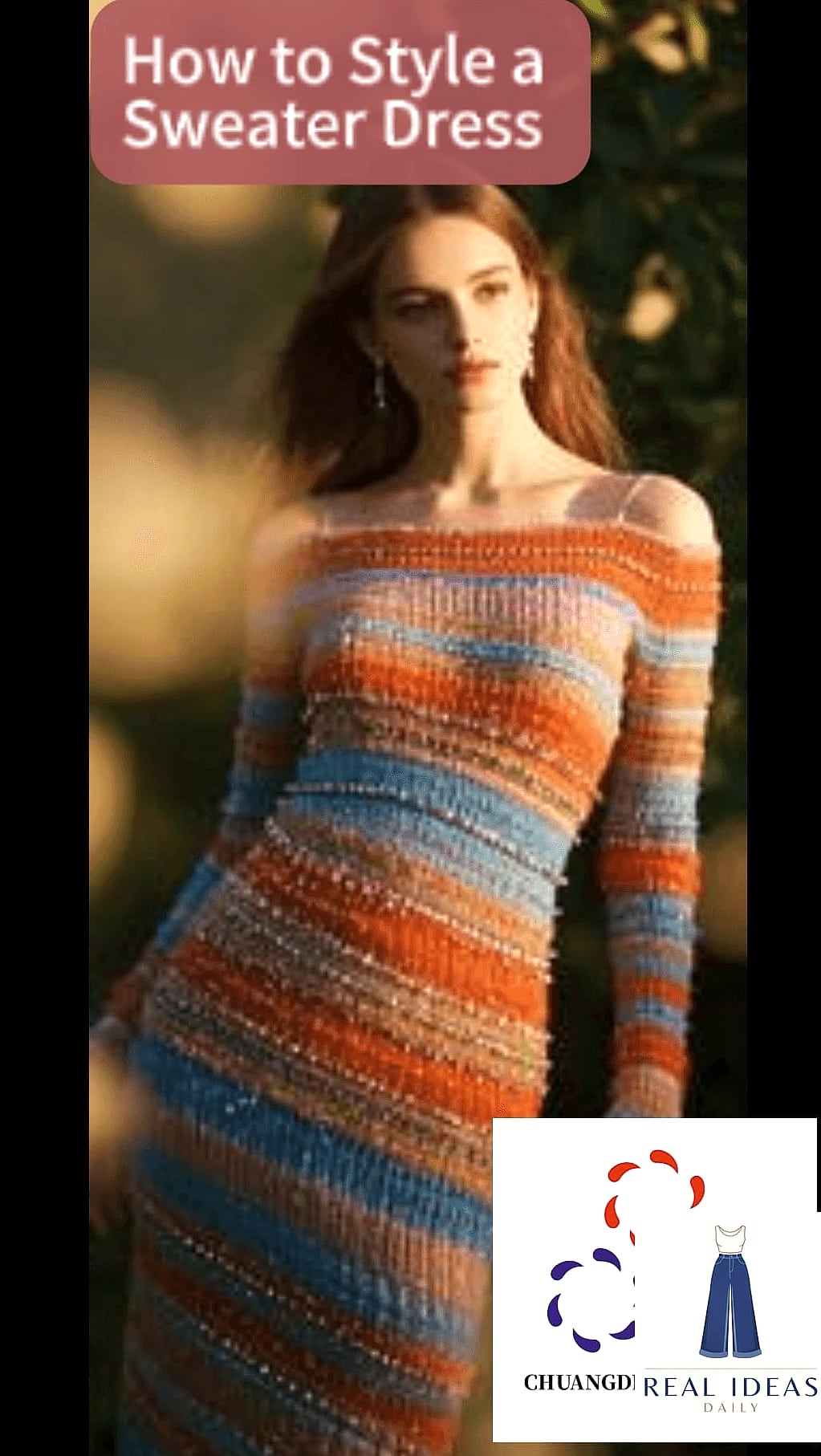 24 Sweater Dress Outfit That Are Going Viral on Pinterest Right Now 22 Sweater Dress with Chrome or Glazed Donut Nails