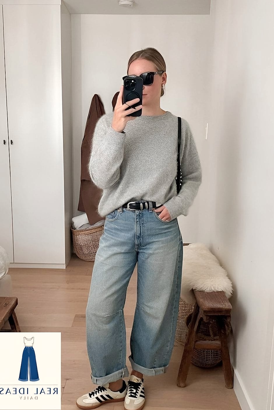 Sweater Vest Over a Button-Up