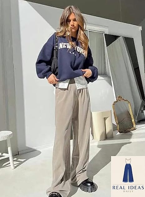 Sweatshirt Outfit Ideas