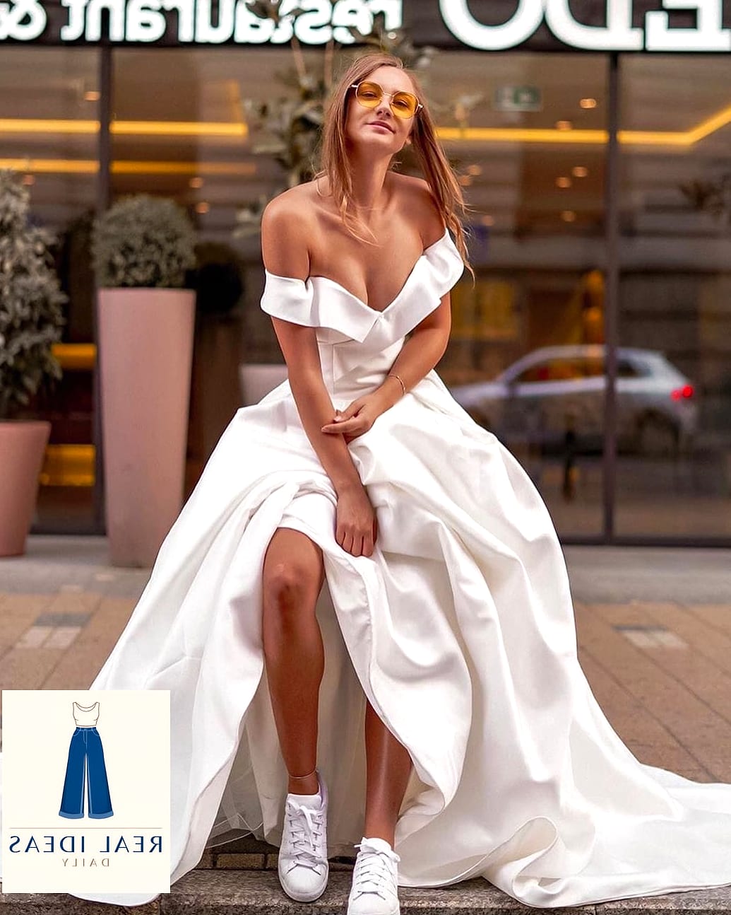 26 White Dress Outfit That Are Absolutely Stunning 7 Tennis Dress With White Sneakers