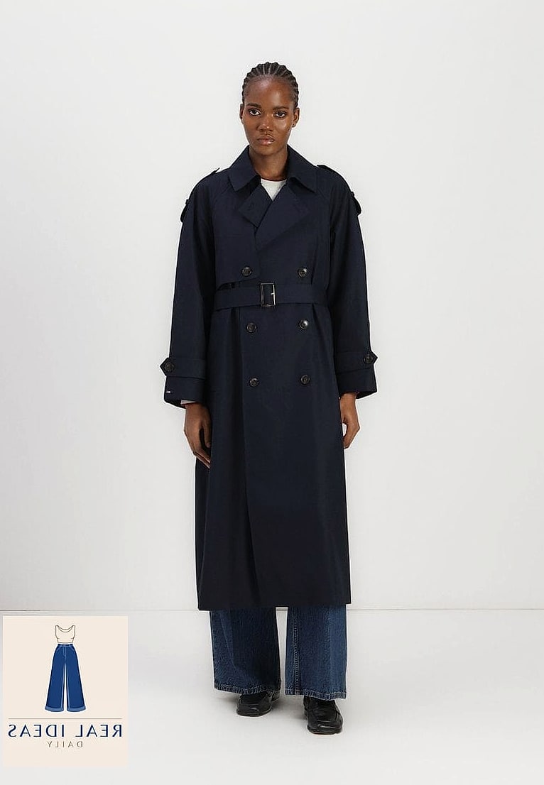TRENCH COAT & BAGGY JEANS