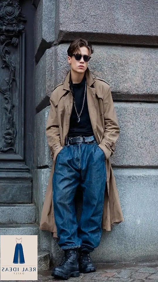 Trench Coat For A Transitional Layer