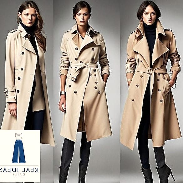 Trench Coat Over a Slip Dress