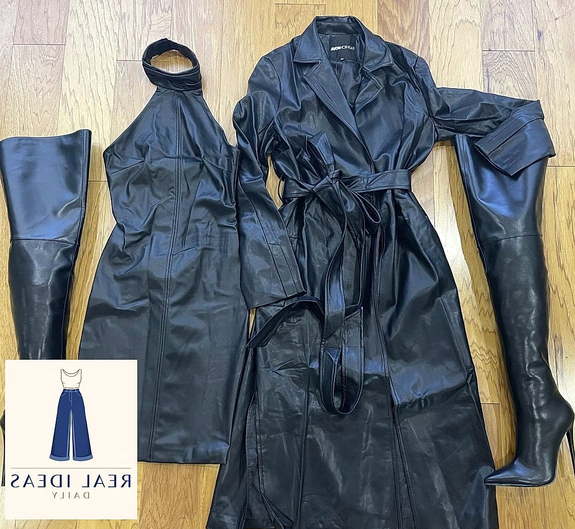 Trench Coat Layered Over Boots for Rainy Day Chic
