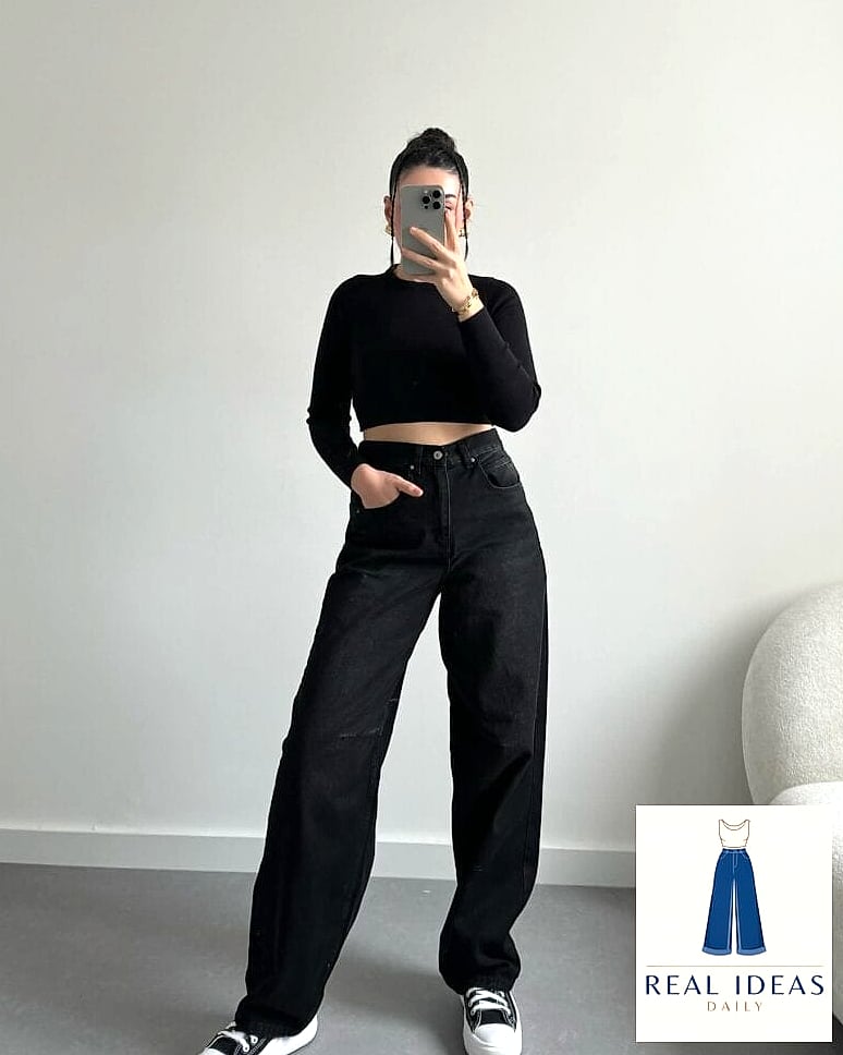 Trendy Wide Leg Jeans Outfits That Will Make You Look Effortlessly Chic