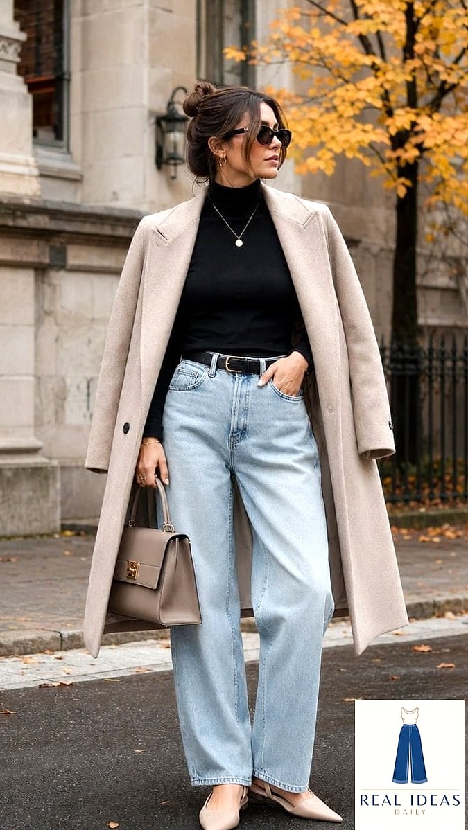TURTLENECK & BAGGY JEANS FOR COLDER DAYS