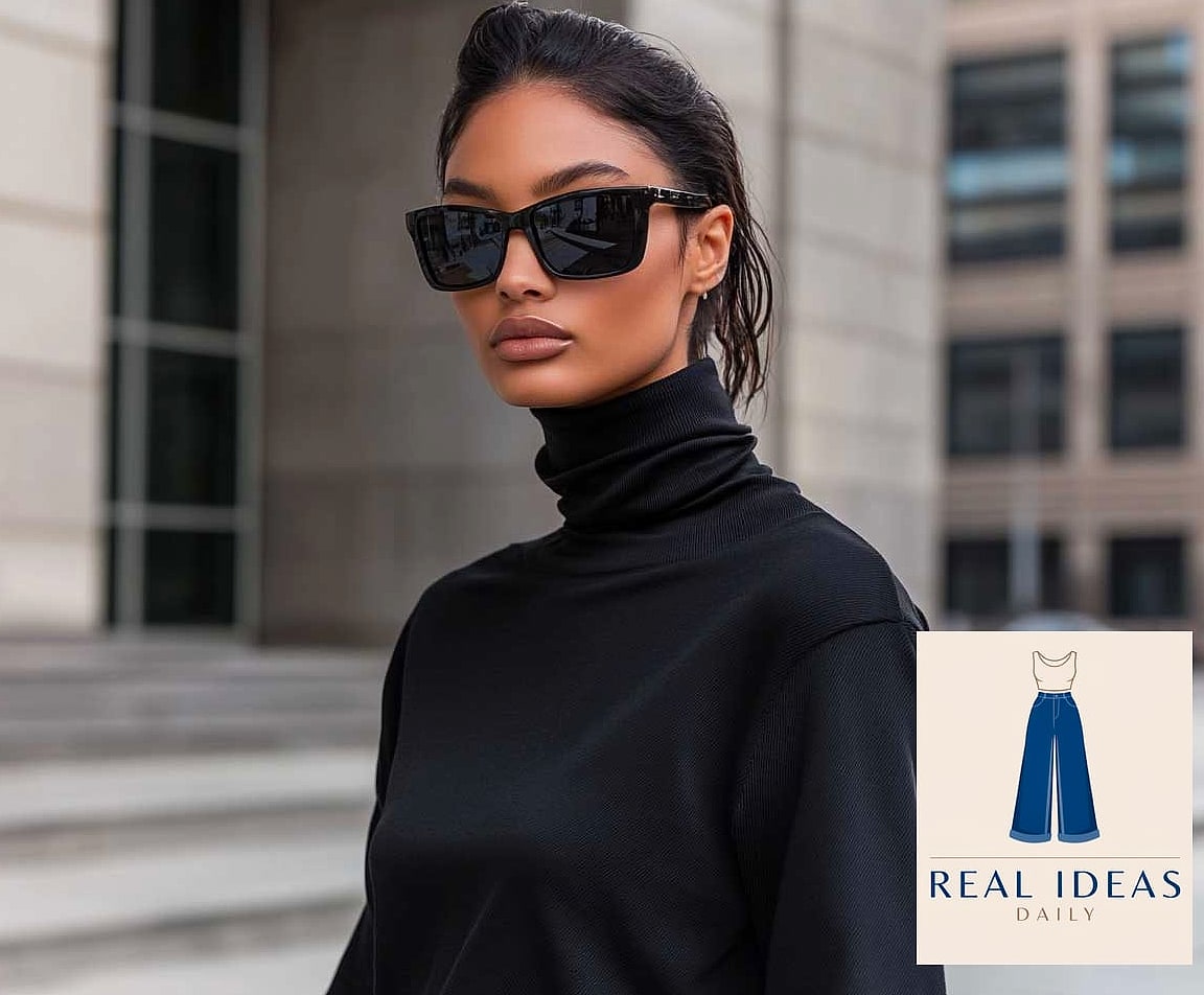 Turtleneck for a Sleek Minimalist Moment