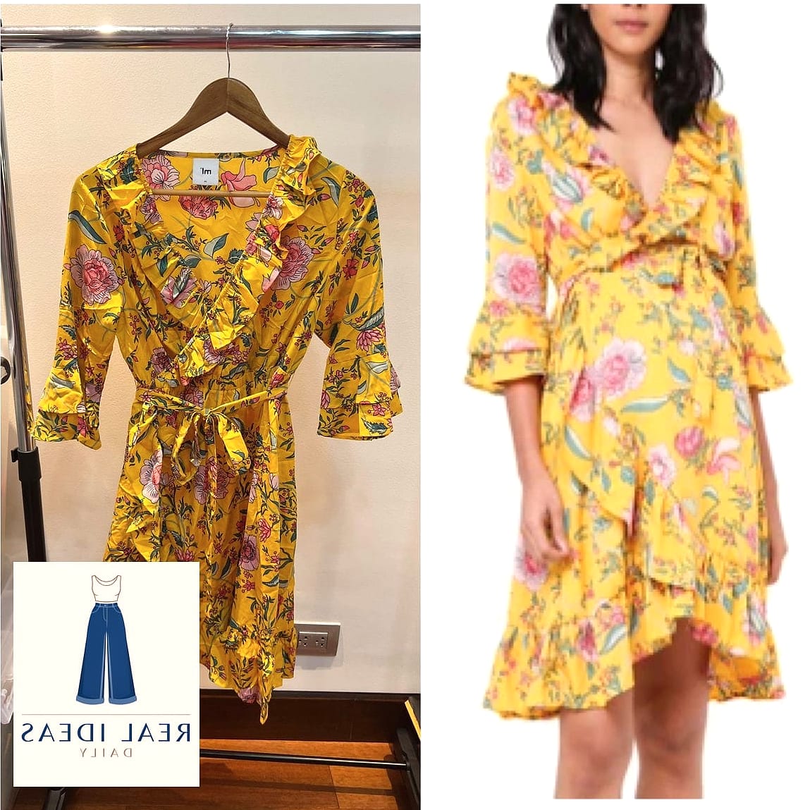 29 Yellow Dress Outfit That Are Breathtakingly Beautiful 13 Wear a Yellow Wrap Dress With Knee-High Boots