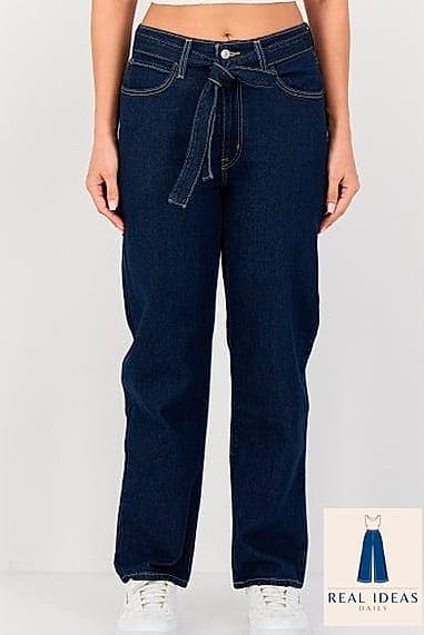 WIDE BELT & BAGGY JEANS
