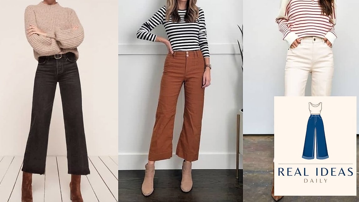 Wide-Leg Jeans + Ankle Boots