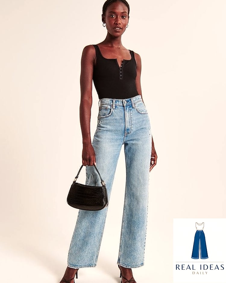 Wide-Leg Jeans + Bodysuit