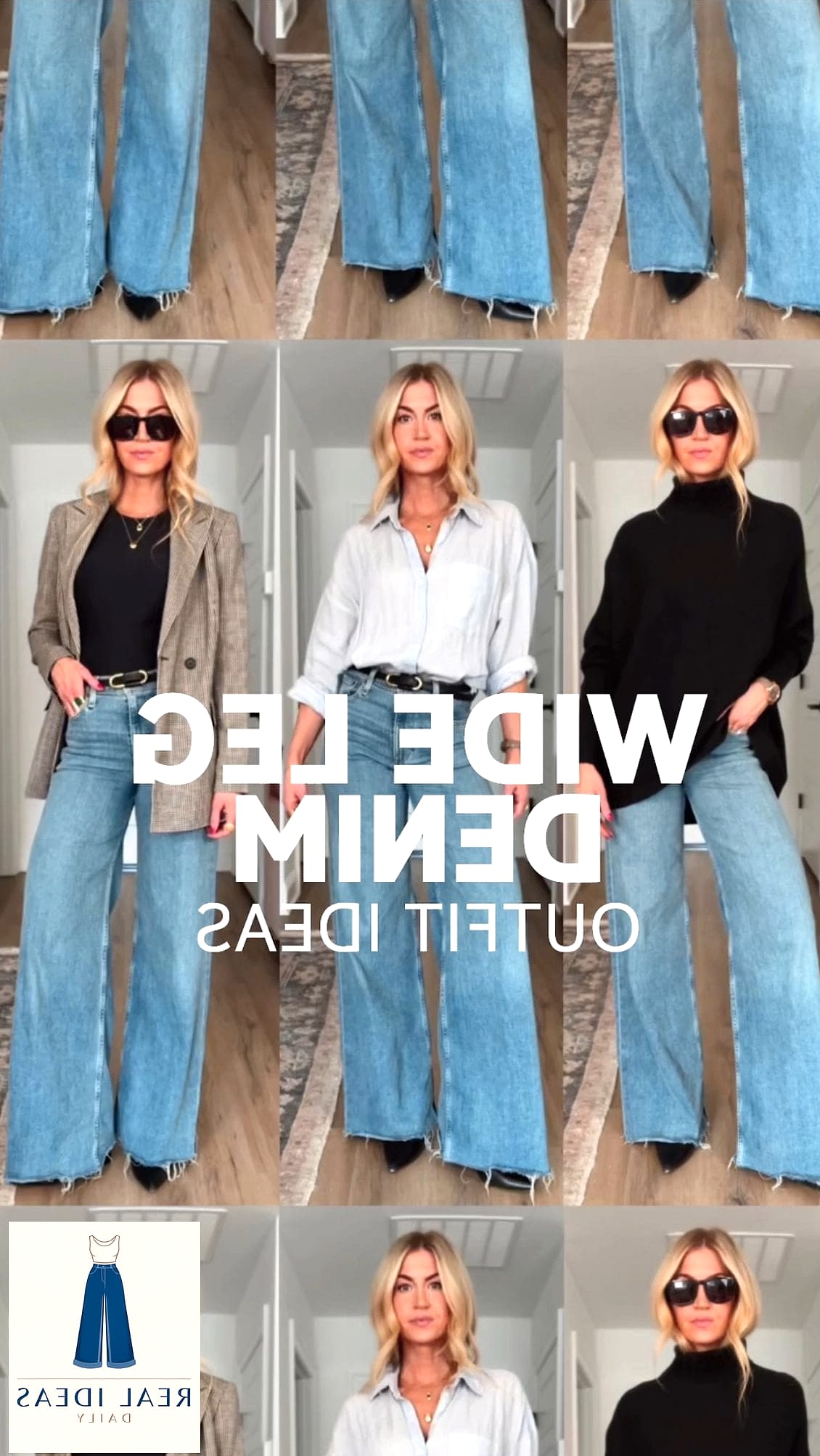 Wide-Leg Jeans + Knee-High Boots