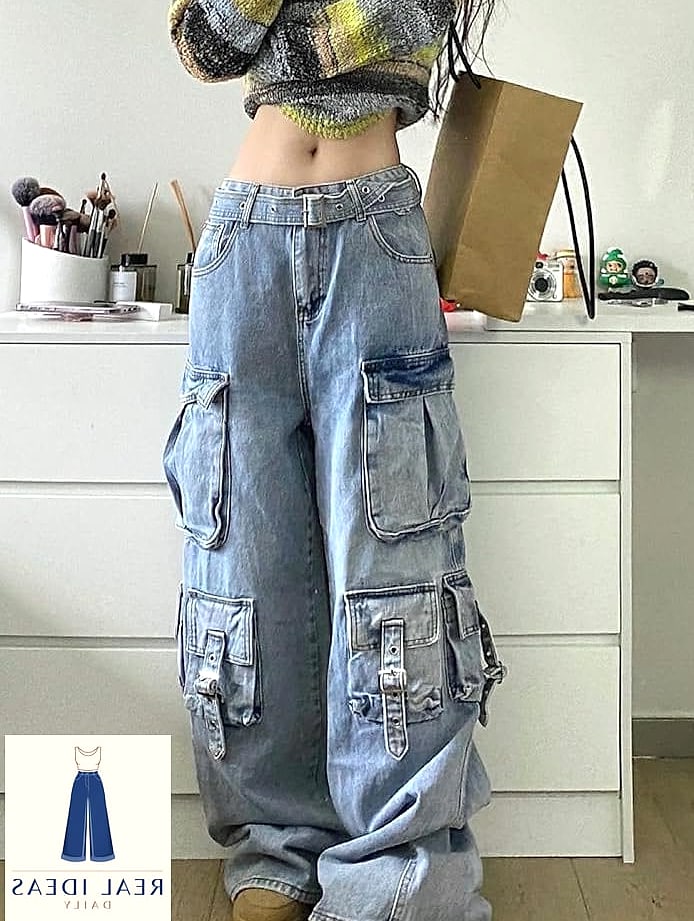 WORKWEAR-INSPIRED LOOK WITH BAGGY JEANS