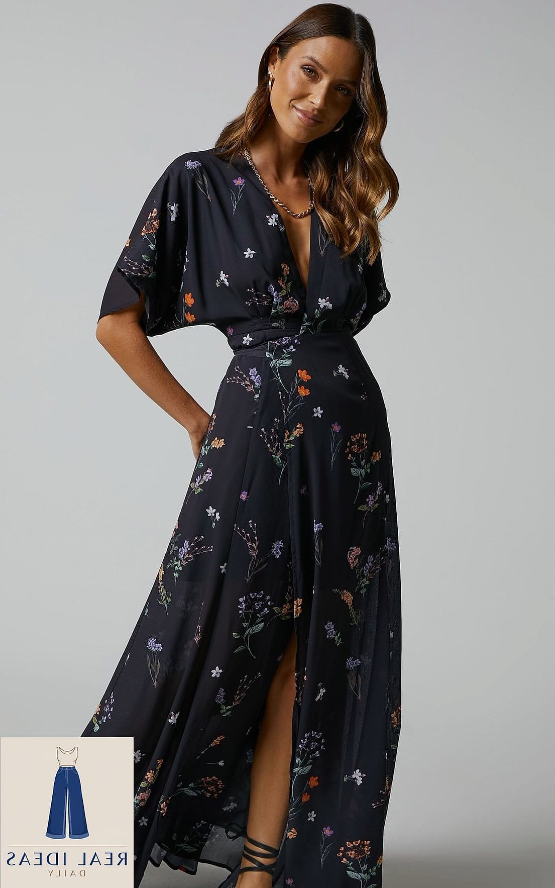 Wrap Maxi Dress for Date Night